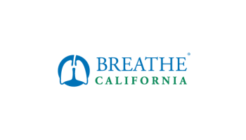 Lung graphic with Breathe California next to it