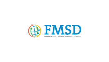 Colorful Globe with Arrows next to FMSD