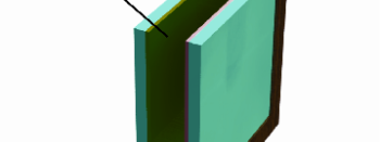 Nanocomposite Electrochromic window diagram