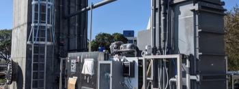 Photograph of SAF-MBR installed at SVCW 