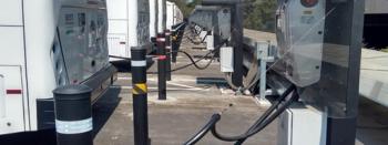 Stanford bus yard and charging stations