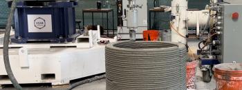 3D concrete printing trial