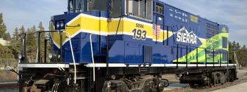 Hero shot of the locomotive