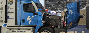 Truck displayed at ACT Expo show