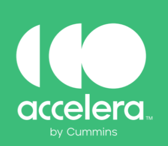 Accelera by Cummins logo. 