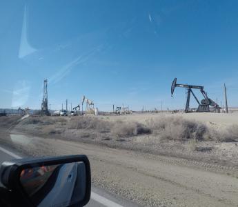 South San Joaquin Valley oil field being surveyed