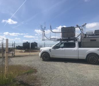 Northern California Gas field being surveyed by SISTER