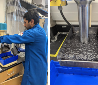 Froth flotation test cell at UCSD