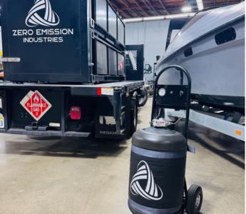 An Emergency Fuel Tank (EFT) developed to be a small volume source of hydrogen for hydrogen fueling events