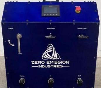 The Fueling Interface Box Developed to Transfer hydrogen from the fuel truck to the Boat.