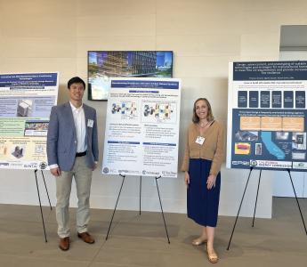 Agatha Kazdan and Aaron Tam from EPRI Exhibit the Project at the CEC-EPRI Building Symposium