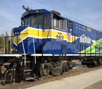 Hero shot of the locomotive