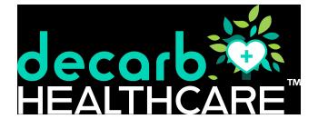 Decarb Healthcare website logo