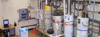 Advanced hot water heating distribution system.